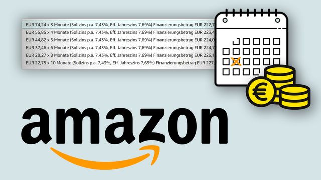 Amazon Ratenzahlung